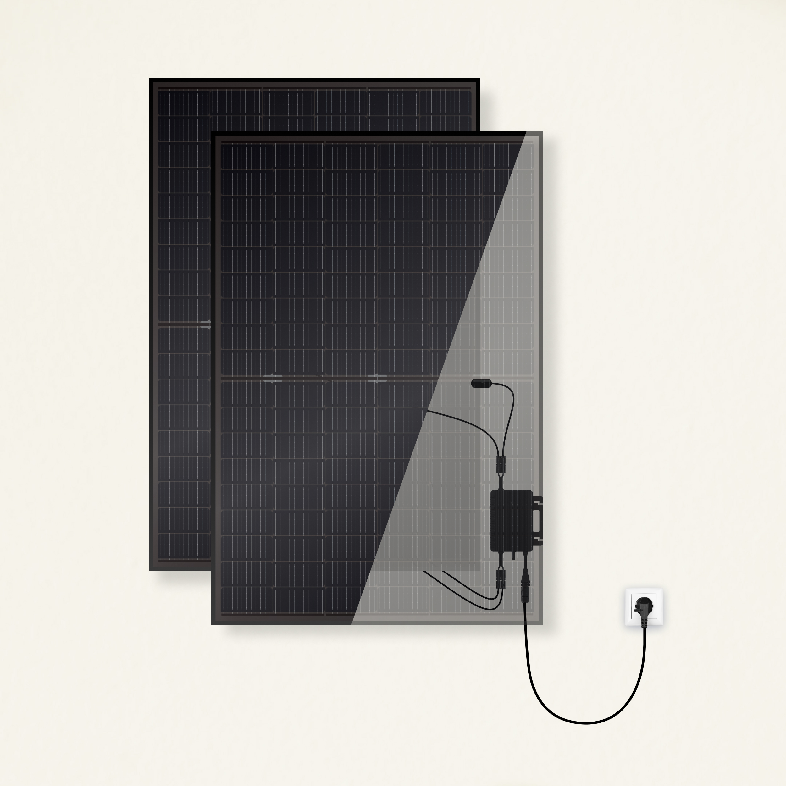 priwatt priBasic Duo 1000 Wp (ohne Halterung, ohne Speicher) – Produktbild des Herstellers